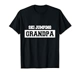 Herren Skispringen Opa Ski Pullover T-S