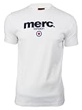 Merc of London Herren Brighton, T-Shirt, Weiß (White), Large (Herstellergröße: L)