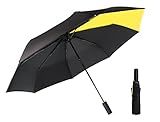 SanPlu ® Regenschirm mit Luxus Tasche, Taschenschirm, Umbrella Schwarz, Groß Doppelt, Sturmfest, Windresistent, Kompakt, Automatik, Zusammenfaltbar, Wasserabweisend, Golfer Geschenk Damen und H