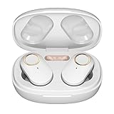 QTJUST 5.0 True Wireless Earbuds Kopfhörer LED-Digitalanzeige 9D Stero HiFi Sound In-Ear-Kopfhörer Ladefach kabelloses Headset mit Mikrofon für Telefon Computer Laptop USB-Adapter T