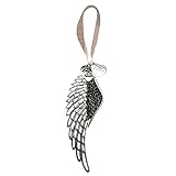 FEIZAO Anhänger Weihnachtsdeko Feder Herz 3D Weihnachtsanhänger Basteln Weihnachtsschmuck Christbaumanhänger DIY Anhängerweihnachtsdeko Hängende Charms Geschenkanhänger Aufhäng