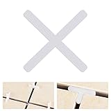 YngFfb Fliesenabstandhalter, 500PCS Fliesenkreuze 2mm, Weißer kreuzförmiger Fliesenabstandshalter aus Kunststoff Fliesenausgleichsabstandshalter für den Abstand von Boden- oder W