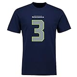 Fanatics NFL Seattle Seahawks Russell Wilson #3 Name Number Shirt Jersey Trikot (M)
