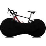 Fahrrad Schutzhülle,Schwarz Innenbereich Fahrradabdeckung，Abdeckung Schutzausrüstung Garag,Fahrradgarage,für drinnen und draußen,für Fahrräder Abwaschbares Kratzfestes Elastisches Fahrradreifen Pak