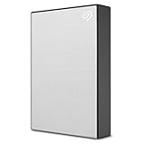 Seagate Backup Plus Slim, tragbare externe Festplatte 1 TB, 2.5 Zoll, USB 3.0, PC, Notebook & Mac, silber, inkl. 2 Jahre Rescue Service, Modellnr.: STHN1000401