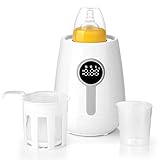 6-in-1-Multifunktionaler Babyflaschenwärmer, Speisenwärmer mit Schnellheiz- und Warmhaltefunktion, BPA-freier LED-Touchscreen-F