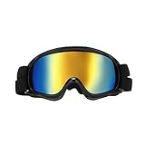 01 02 015 Hundesonnenbrille, kleine Hundebrille, tropfenfest, Belüftungsdesign, verschleißfest, UV-beständig, bequem für Hunde Schwarzer Rahmen roter F