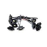 L-Yune,bolt 1Set für Traxxas Benz TRX6 TRX-6 G63 AMG 6x6 RC Auto wasserdichte LED-Lichtsatz Rad Augenbraue Lampe Rad Bogenlampe Upgrade Teile (Farbe : Schwarz)