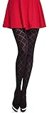 Merry Style Damen blickdichte Strumpfhose MS 328 60 DEN (Schwarz, L (40-44))