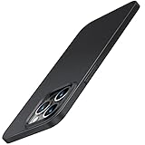 TORRAS Extrem Dünn für iPhone 13 Pro Max Hülle mit Panzerglas (1 Hülle+2 Schutzglas) Kratzfeste Anti-Fingerabdruck Schutzhülle Matte Handyhülle iPhone 13 Pro Max Case Decency Series - Graphit Schw