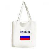 DIYthinker Made in Russia Country Liebe Environmentally-Tasche Einkaufstasche Kunst Waschbar 33cm x 40 cm (13 Zoll x 16 Zoll) Mehrfarbig