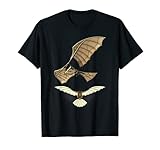 Ornithopter Shirt Leonardo da Vinci Fliegen Flugzeug Sketch T-S