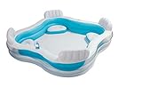 Intex Kinderpool Swim-Center Family Lounge Pool, Mehrfarbig, 229 x 229 x 66