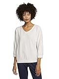 TOM TAILOR Damen T-Shirt, Weiß (10315 - Whisper White), S