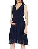 MAMALICIOUS Damen MLGARBO Mary S/L Woven ABK Dress 2F A. Kleid für besondere Anlässe, dunkelblau, M