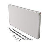 Buderus Logatrend Ventil-Flachheizkörper VC-Plan Typ 11 BH 900 vers. Längen + Halter (BL: 400 mm)