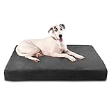 Big Barker Orthopädisches Hundebett, 17,8 cm, mit Kopfkissen, Größe 152,4 x 122,9 x 17,8 cm,