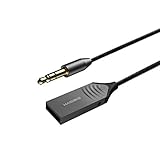 Bluetooth-Auto Empfänger, Aux-Buchse 3,5-mm-Audiobuchsenadapter, Kopfhörerempfänger Telefon TV & Home, eingebautes Mik