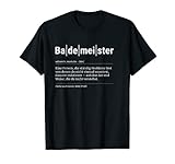 Bademeister T-Shirt Lustiges Geschenk Kolleg