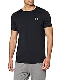 Under Armour Men's HeatGear Rush 2.0 Short-Sleeves, Black, M