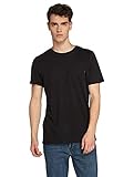 JACK & JONES Herren JJEPOCKET Tee SS O-Neck NOOS T-Shirt, Schwarz (Black Detail: Slim Fit), M
