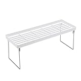 ZNXJC Standregal Küche Badezimmer Arbeitsplatte Aufbewahrungsorganisator Regalhalter Regal Küchenorganisator Gewürzdosenhalter (Color : White)