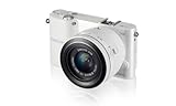 Samsung NX1100 Systemkamera (20,3 Megapixel, 7,6 cm (3 Zoll) LCD-Display, Aufsteckblitz, HDMI, WiFi, USB 2.0) inkl. 20-50 mm i-Function Objektiv weiß