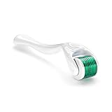 DermaRoller mit 540 Nadeln, Microneedling Roller, falten roller für Gesicht und Körper, effektiv gegen Falten, Poren, Dehnungsstreifen, Haarverlust, Narben, Hyper-Pigmentierung, Nadellänge:0.25