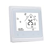 Intelligentes Thermostat, einfaches Erscheinungsbild Elektro-Fußbodenheizungs-Thermostat Thermostat WiFi zur Überwachung der elektrischen Bodentemperatur zur Messung der Lufttemp