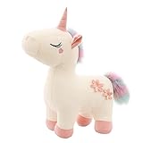 CACAIMAO Rosa Und Weißes Süßes Pony Plüschtier Dekorative Puppe Kindergeschenk Mädchen Plüschtier Dekoratives Kissen Height 40