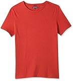 Tommy Hilfiger Jungen Boys Basic Cn Knit S/S T-Shirt, Rot (Apple Red Heather 601), 164 (Herstellergröße: 14)