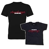 G-graphics Vater & Kind T-Shirt Set Von Geburt an - AUGSBURGER - ein Leben lang 293.0145 (Vater 3XL / Kind 3-6 Monate)