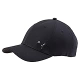 PUMA Unisex Puma Metal Cat Cap Kappe, Puma Black, ADULT