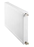 Buderus Logatrend Kompakt-Flachheizkörper C-Profil Typ 11 BH 500 vers. Längen + Halter (BL: 1400 mm)