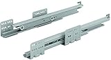 Hettich 9240930 ArciTech Vollauszüge Actro Silent 19mm NL 450mm 40kg li/re Push to open, Belastbarkeit: 40 Kg, 400