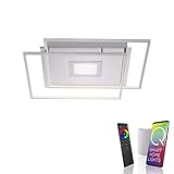 Paul Neuhaus Q-AMIRA 8379-55 LED Deckenleuchte, Alexa kompatibel Smart Home, dimmbar per Fernbedienung, warmweiß - kaltw