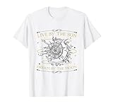 Live By The Sun Dream By The Moon Mond Sonne Sterne Okkult T-S