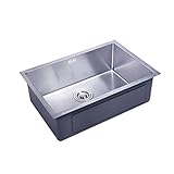 JYTFZD HAOYANG-Sink- 304 Edelstahl Waschbecken Trog Manuelle Waschbecken Einzelne Waschbecken Kitchen Zähler BAGHICKENEMHERN Haushalt 10.31Commodity Code: YLHH-539