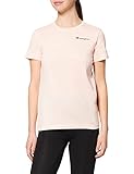 Champion Damen Legacy Classic Small Logo T-Shirt, Rosa, Larg