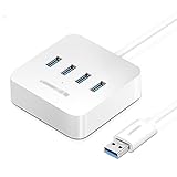 AWYST USB Docking Station USB Nabe USB Splitter 4- Port USB 3.0. Daten an USB Hub- Adapter kompatibel mit PC, Flash-Laufwerk, Handy HDD und mehr Portable Data Hub (Length : 1m)