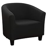 JuneJour Sesselschoner Sesselhusse Sesselüberwürfe Sesselbezug Sofabezug Jacquard Elastisch Stretch Couch Überwurf Husse für Cafe Stuhl Sessel Loungesessel Cock