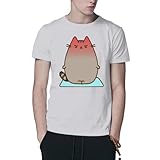 pus-heen The catSummer Cotton Funny Men's T-Shirts Women Fashion Tshirt Unisex T-S