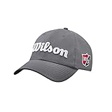 Wilson Herren Golf-Kappe, PRO TOUR, Polyester, Grau/Weiß, Einheitsgröße, WGH7000054