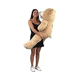 Bananair Riesen Teddybär (130cm to 340cm) XXL Großer Riesiger Teddy Bear Stofftier Perfekt für Geburtstag, Geschenk, Weihnachten, Spielzeug Plüschtiere (130 Zentimeter)