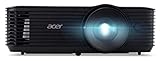 Acer X128HP DLP Beamer (XGA (1.024 x 768 Pixel) 4.000 ANSI Lumen, 20.000:1 Kontrast, 3D, Keystone, 3 Watt Lautsprecher, HDMI (HDCP), Audio Anschluss) Home Cinema / Business, MR.JR811.00Y