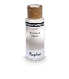 Rayher Hobby 35014608 Extreme Sheen Metallic-Farbe, sterling silber, Flasche 59 ml, Acrylfarbe metallic, patentierte Rezep