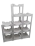 Bottle Buddy Wasserregale – 3 und 5 Gallonen Flaschen – 12 Ablagen Krug Aufbewahrungssystem – freistehender Organizer für Zuhause, Büro, Küche, Lager – G