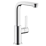 hansgrohe Wasserhahn Metris S (Armatur mit Auslauf Höhe 230mm und Push-Open Ablaufgarnitur) C