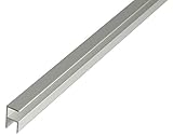 GAH-Alberts 30661 Eckprofil | selbstklemmend | Aluminium, silberfarbig eloxiert | 1000 x 15,9 x 30