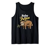 Sloth Schwangerschaft Geschenk schwangere Frau Babybauch Tank Top